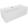 Mexen Vigo freistehende Badewanne 178,5 x 80 cm, weiß, schwarzer Überlauf - 51251788000-70