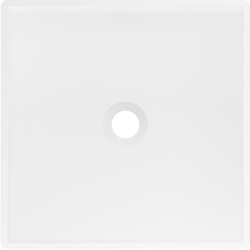 Mexen Xola-1 freistehendes Waschbecken aus Konglomerat 40 x 40 cm, weiß matt - 26594000