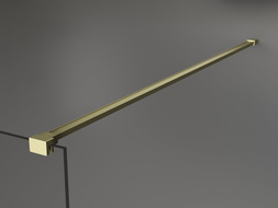Mexen Einfacher Halter für Duschwand 6-8 mm, gebürstetes Gold - 800-01-55