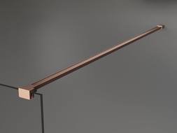 Mexen gerader Halter für Duschwand 6-8 mm, gebürstetes Kupfer - 800-01-65