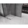 Mexen Velar Duschkabine Schiebetür 90 x 90 cm, transparent, Gunmetal - 871-090-090-01-95