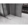 Mexen Velar Duschkabine Schiebetür 90 x 90 cm, transparent, Gunmetal - 871-090-090-01-95