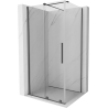 Mexen Velar Schiebeduschkabine 100 x 110 cm, transparent, Gun Metal - 871-100-110-01-95