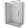 Mexen Velar Schiebeduschkabine 130 x 70 cm, transparent, Gunmetal - 871-130-070-01-95