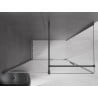 Mexen Velar Schiebeduschkabine 130 x 70 cm, transparent, Gunmetal - 871-130-070-01-95