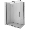Mexen Velar Schiebeduschkabine 150 x 85 cm, transparent, Gun Metal - 871-150-085-01-95