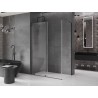 Mexen Velar Schiebeduschkabine 150 x 85 cm, transparent, Gun Metal - 871-150-085-01-95