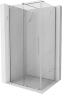 Mexen Velar Schiebetür-Duschkabine 90 x 120 cm, transparent, gebürstetes Nickel - 871-090-120-01-97