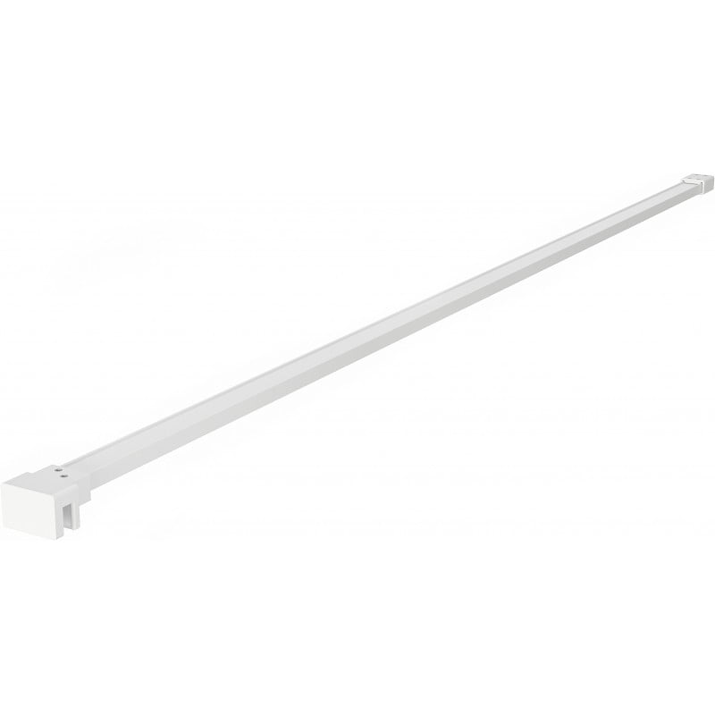 Mexen gerader Halter für Duschwand 6-8 mm, weiß - 800-01-20