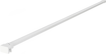 Mexen gerader Halter für Duschwand 6-8 mm, weiß - 800-01-20