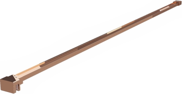 Mexen Einfacher Halter für Duschwand 6-8 mm, Roségold - 800-01-60