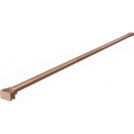 Mexen gerader Halter für Duschwand 6-8 mm, gebürstetes Kupfer - 800-01-65