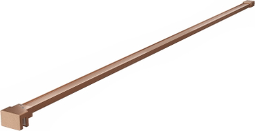 Mexen gerader Halter für Duschwand 6-8 mm, gebürstetes Kupfer - 800-01-65