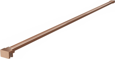Mexen Uni-P1 Gerade Halterung für Duschwand 6–8 mm, gebürstetes Kupfer - 800-01-65