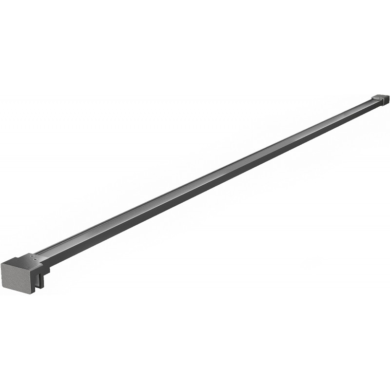 Mexen Einfacher Stützbügel für Duschwand 6-8 mm, gebürstetes Gun Gray - 800-01-66