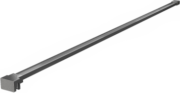 Mexen Einfacher Stützbügel für Duschwand 6-8 mm, gebürstetes Gun Gray - 800-01-66