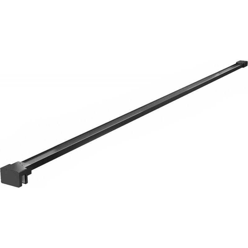 Mexen Gerader Halter für Duschwand 6-8 mm, Schwarz - 800-01-70