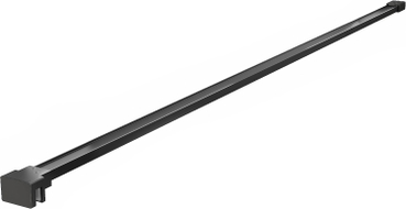 Mexen Gerader Halter für Duschwand 6-8 mm, Schwarz - 800-01-70