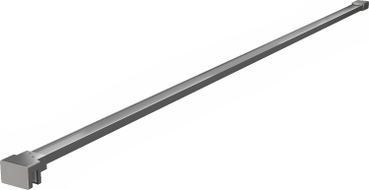 Mexen Einfacher Halter für Duschwand 6-8 mm, Gun Metal - 800-01-95