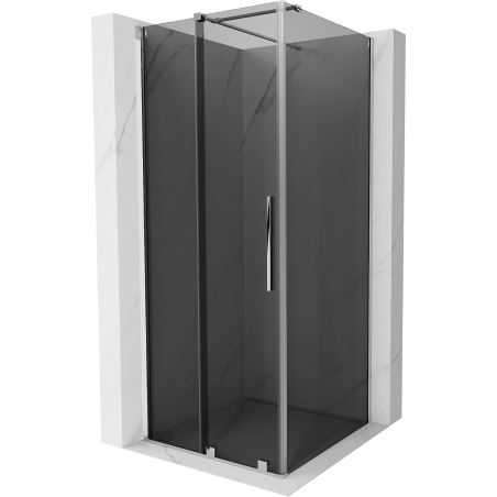 Mexen Velar Schiebedusche 110 x 110 cm, Grafit, Chrom - 871-110-110-41-01