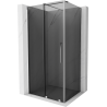 Mexen Velar Duschkabine 110 x 120 cm, grafit, chrom - 871-110-120-41-01