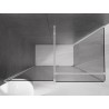 Mexen Velar Schiebetür-Duschkabine 140 x 85 cm, Grafit, Chrom - 871-140-085-41-01