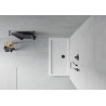 Mexen Flat Rechteckige Slim-Duschwanne 120 x 70 cm, weiß, schwarzer Siphon - 40107012B