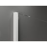 Mexen Velar Duschkabine Schiebetür 130 x 90 cm, Grafit, Weiß - 871-130-090-41-20