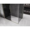 Mexen Velar Duschkabine, verschiebbar, 140 x 80 cm, Graphit, Gold - 871-140-080-41-50
