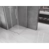 Mexen Velar verschiebbare Duschkabine 120 x 120 cm, Milchglas, Chrom - 871-120-120-31-01
