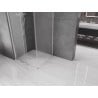 Mexen Velar verschiebbare Duschkabine 120 x 120 cm, Milchglas, Chrom - 871-120-120-31-01