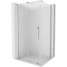 Mexen Velar Duschkabine Schiebetür 130 x 90 cm, satiniert, Chrom - 871-130-090-31-01