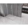 Mexen Velar Duschkabine schiebbar 130 x 100 cm, matt, chrom - 871-130-100-31-01