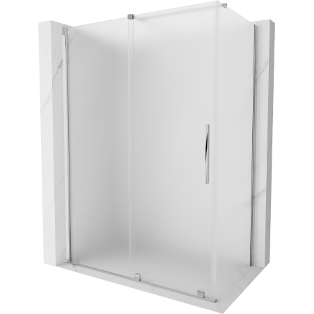 Mexen Velar Duschkabine zum Schieben 140 x 75 cm, Frost, Chrom - 871-140-075-31-01
