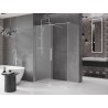 Mexen Velar Duschkabine, Schiebetür, 140 x 85 cm, gefrostet, Chrom - 871-140-085-31-01