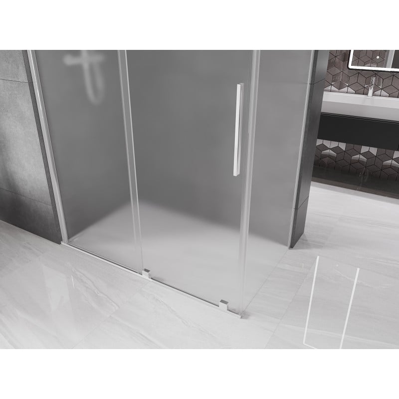 Mexen Velar Schiebetür-Duschkabine 150 x 90 cm, matt, Chrom - 871-150-090-31-01