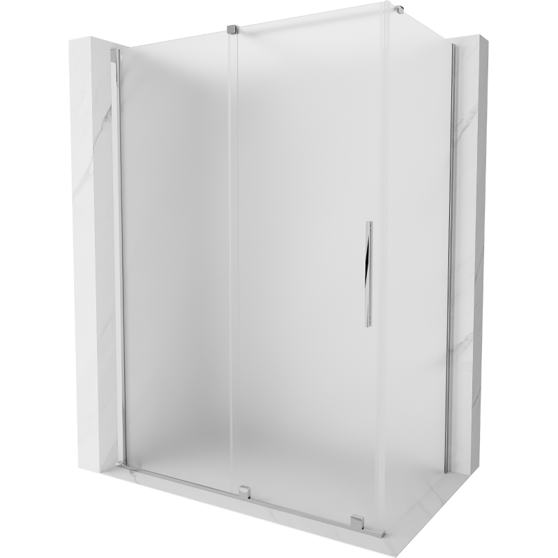 Mexen Velar Schiebeduschkabine 160 x 70 cm, matt, Chrom - 871-160-070-31-01