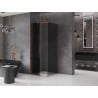 Mexen Velar Duschkabine zum Schieben 90 x 90 cm, Grafit, Roségold - 871-090-090-41-60