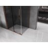 Mexen Velar Duschkabine, schiebbar 110 x 120 cm, Graphit, Roségold - 871-110-120-41-60