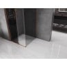 Mexen Velar Duschkabine Schiebetür 120 x 120 cm, Grafit, Roségold - 871-120-120-41-60