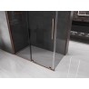 Mexen Velar Schiebedusche 160 x 100 cm, Grafit, Roségold - 871-160-100-41-60