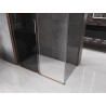 Mexen Velar Duschkabine Schiebetür 160 x 85 cm, Graphit, Roségold - 871-160-085-41-60