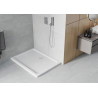 Mexen Flat rechteckige Duschwanne Slim 100 x 90 cm, weiß, Abfluss Chrom - 40109010