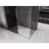 Mexen Velar Duschkabine Schiebetür 150 x 70 cm, grafit, gebürstetes Kupfer - 871-150-070-41-65