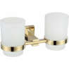 Mexen Vane doppelter Zahnputzbecher, golden - 7020952-50