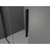 Mexen Velar verschiebbare Duschkabine 140 x 100 cm, Graphit, Schwarz - 871-140-100-41-70