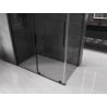 Mexen Velar Duschkabine Schiebetür 150 x 70 cm, Grafit, Schwarz - 871-150-070-41-70