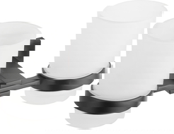 Mexen Vane Doppelter Zahnputzbecher, Schwarz - 7020952-70