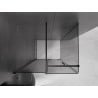 Mexen Velar Schiebeduschkabine 100 x 90 cm, Graphit, Schwarz - 871-100-090-41-70