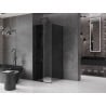 Mexen Velar Duschkabine zum Schieben 100 x 100 cm, Graphit, Schwarz - 871-100-100-41-70